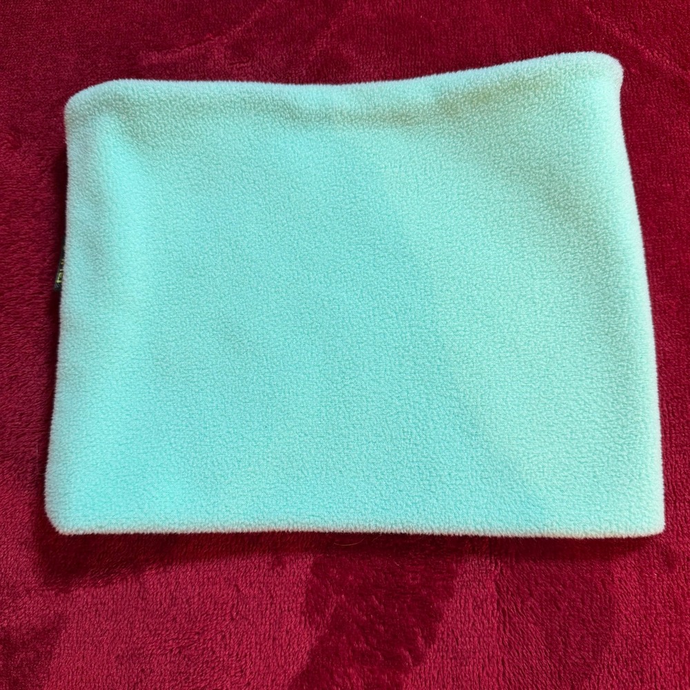Bula Kids Polartec Fleece Neck Gaiter Mint Green Winter Ski Scarf Made in Canada
